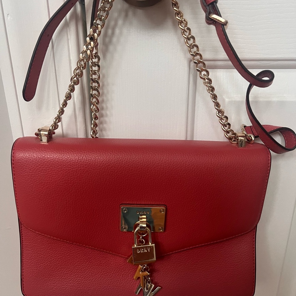 NWOT DKNY Leather Bag